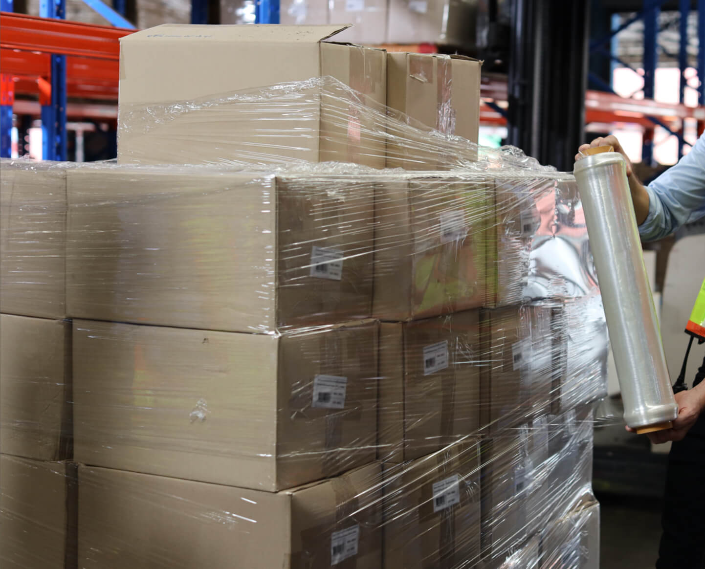 컨테이너에는 얼마나 많은 스트레치 필름이 필요합니까?