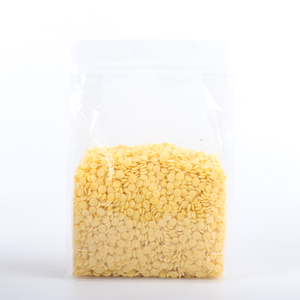 Bolsa con cremallera mate transparente con sello de ocho lados (modelo alto)